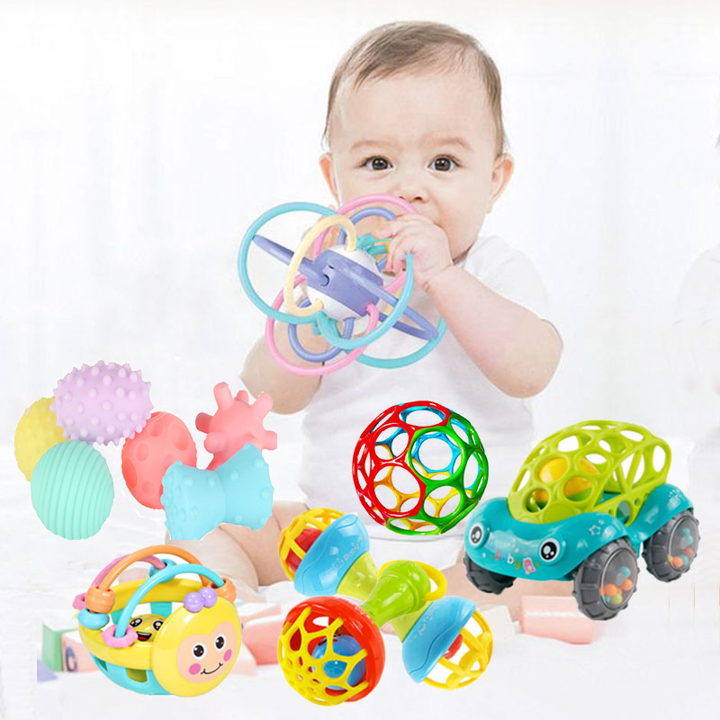 Baby Rattle Toy Set - Baby Teething Toys for Babies 0-12