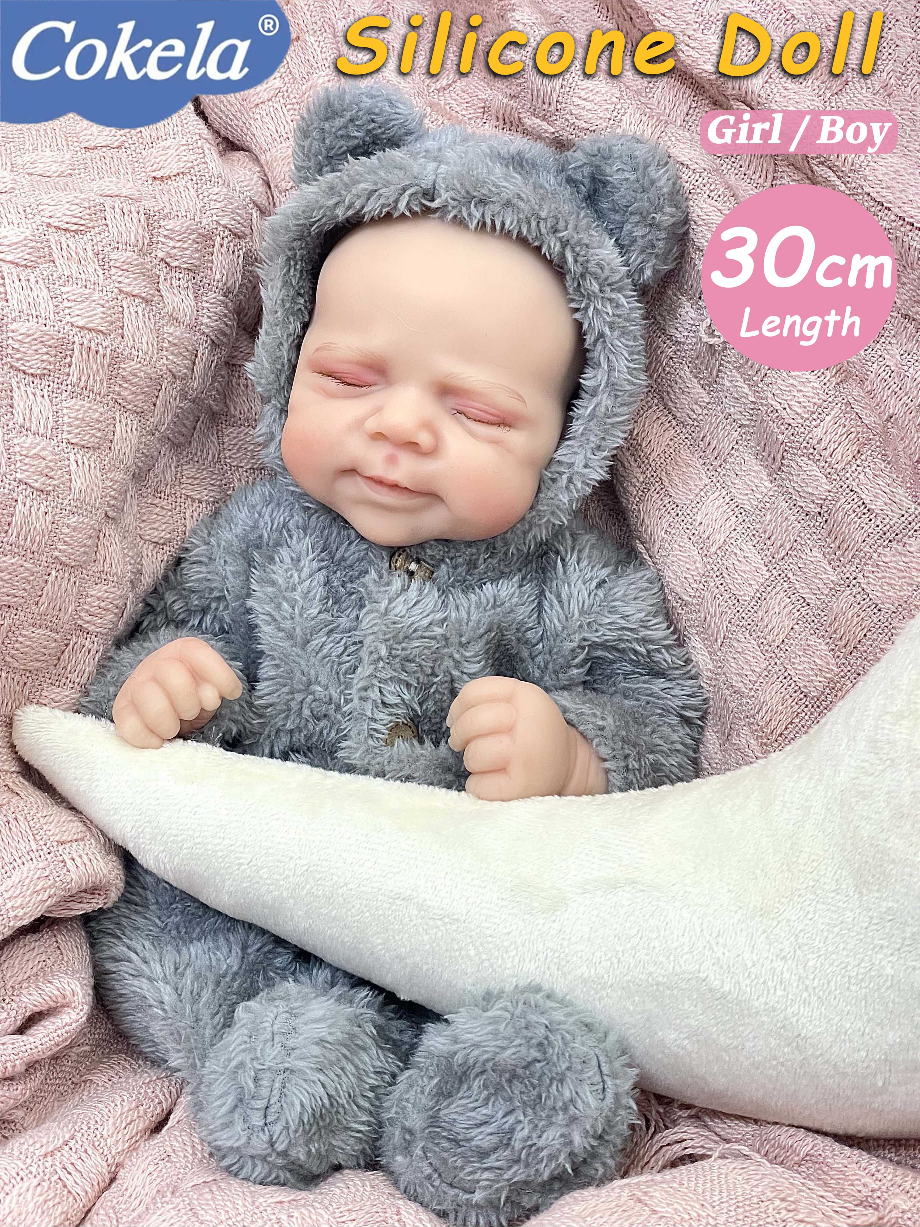 Baby Products Newborn - Cokela 30cm 100% full Silicone Reborn