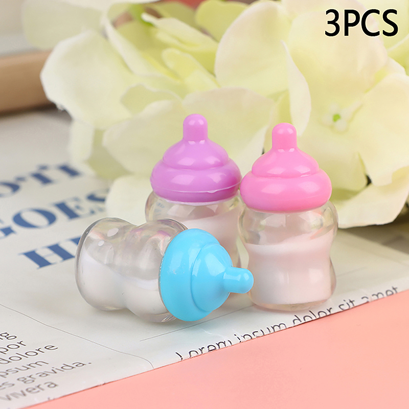 3PCS Dollhouse Baby Bottle Acc - Zwitsal Baby Products avaliação e preço