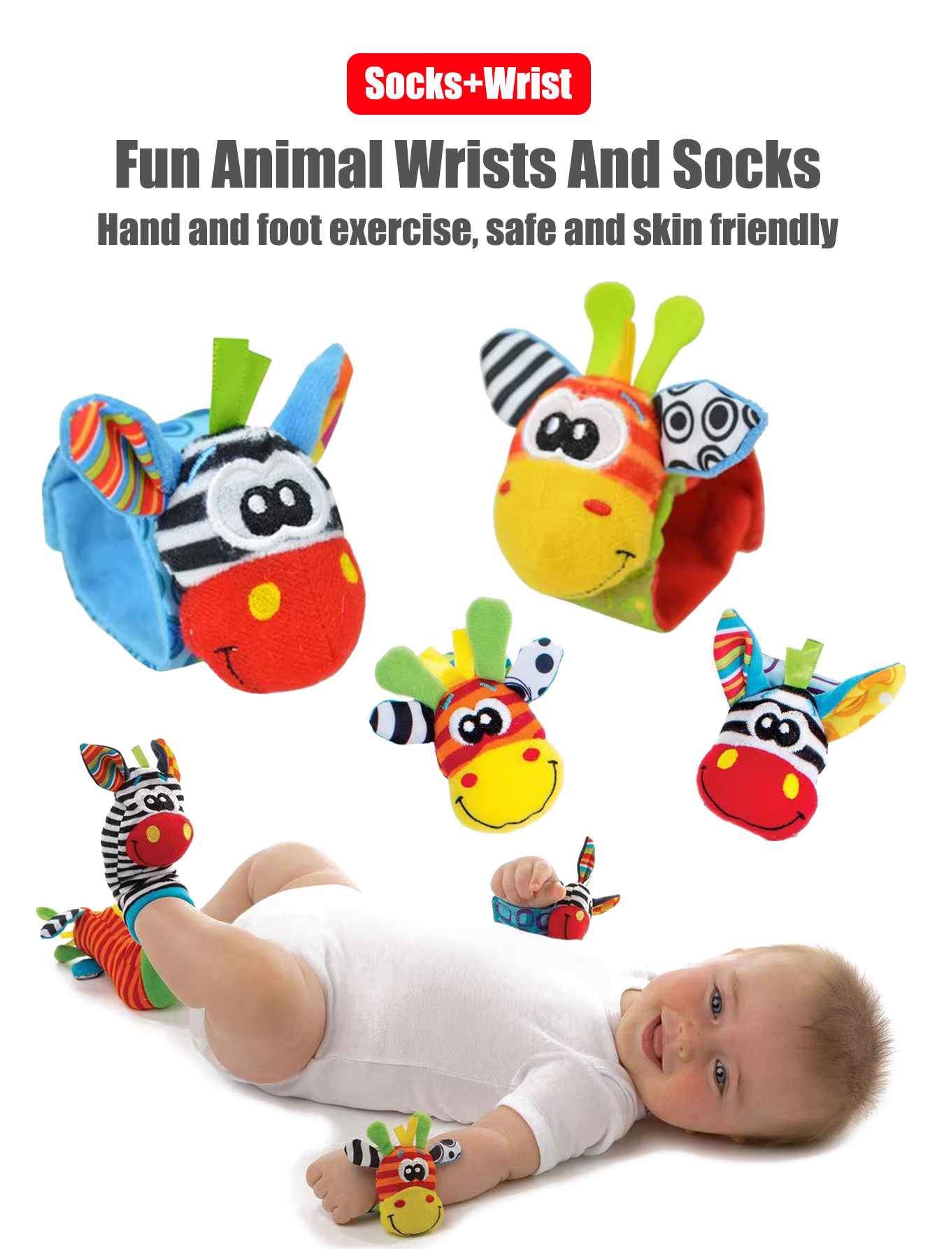 4pcs/Set Baby Infant Wrist Rat - Baby Products Game avaliação e preço