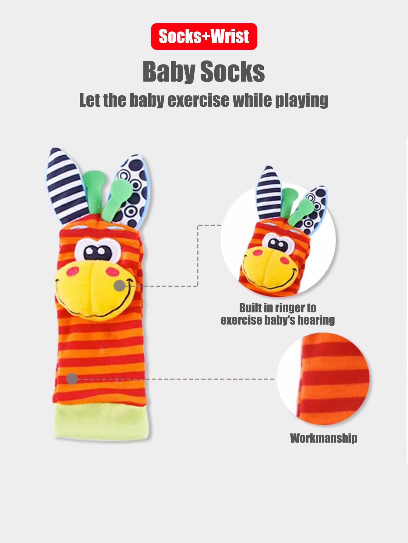 4pcs/Set Baby Infant Wrist Rat - Baby Products Game avaliação e preço