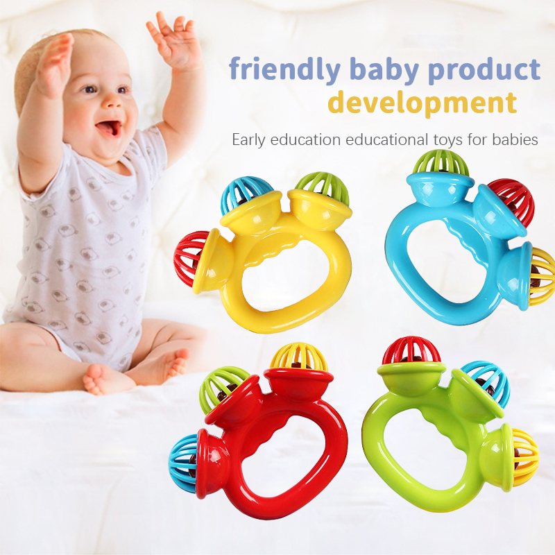 1-4PCS Baby Hand Rattle Ball T - Baby Rattle Toy Set avaliação e preço