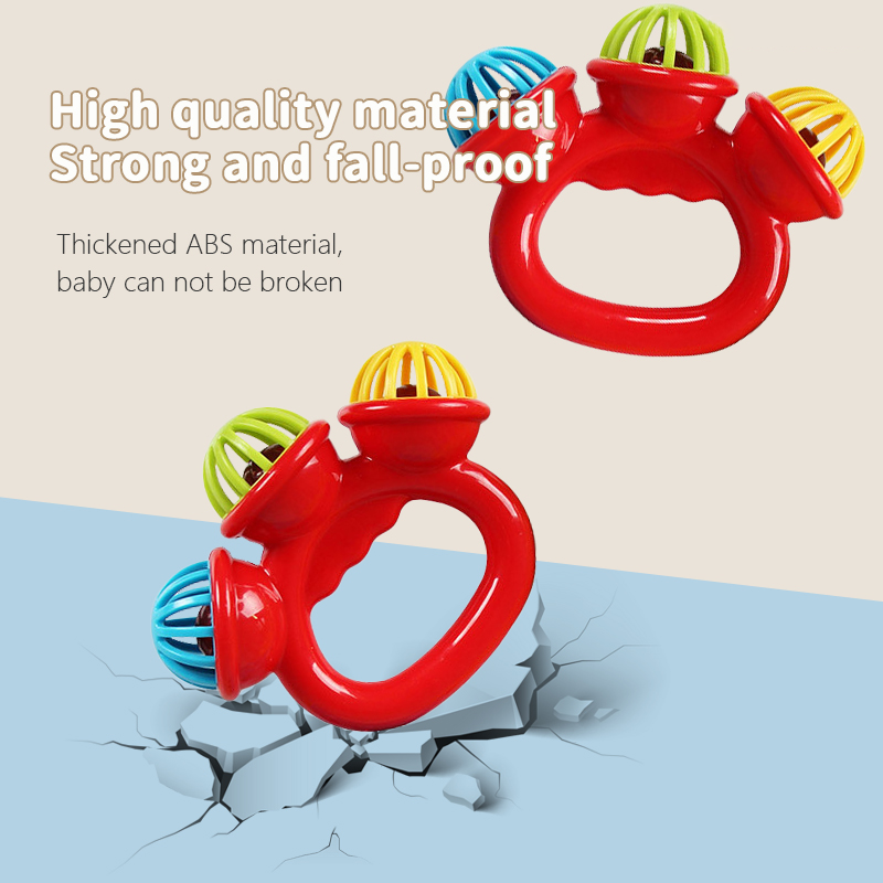1-4PCS Baby Hand Rattle Ball T - Baby Rattle Toy Set avaliação e preço