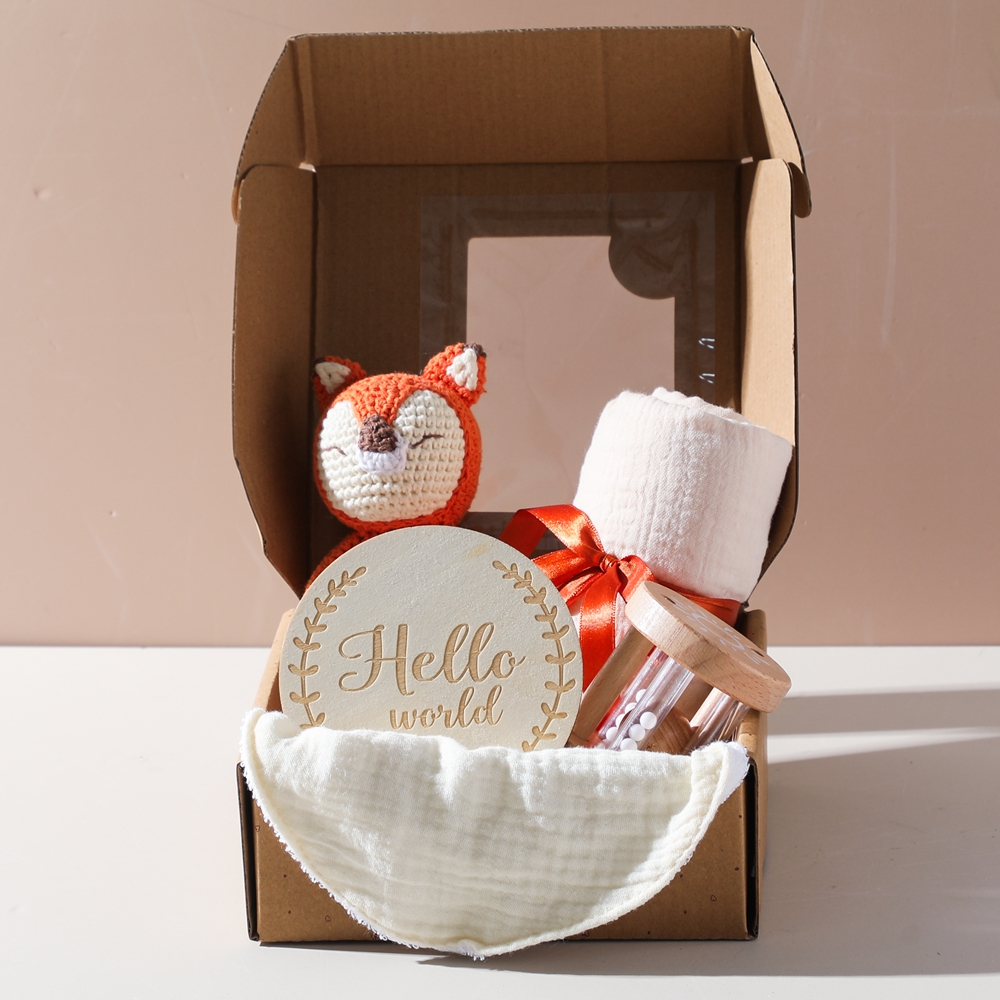 Newborn Baby Gift Box Bath Toy - Baby Rattle Toy Set avaliação e preço