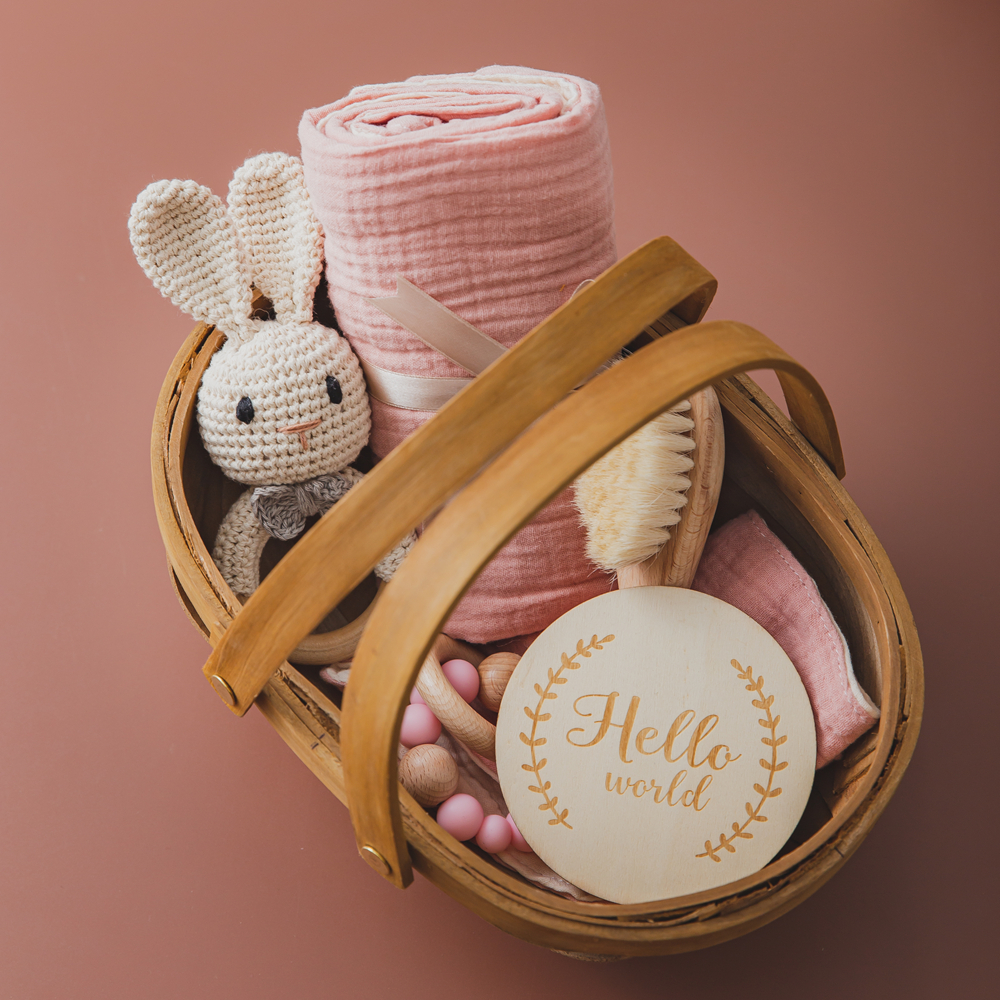 1SetNewborn Towel Bath Toy Dou - Baby Rattle Toy Set avaliação e preço