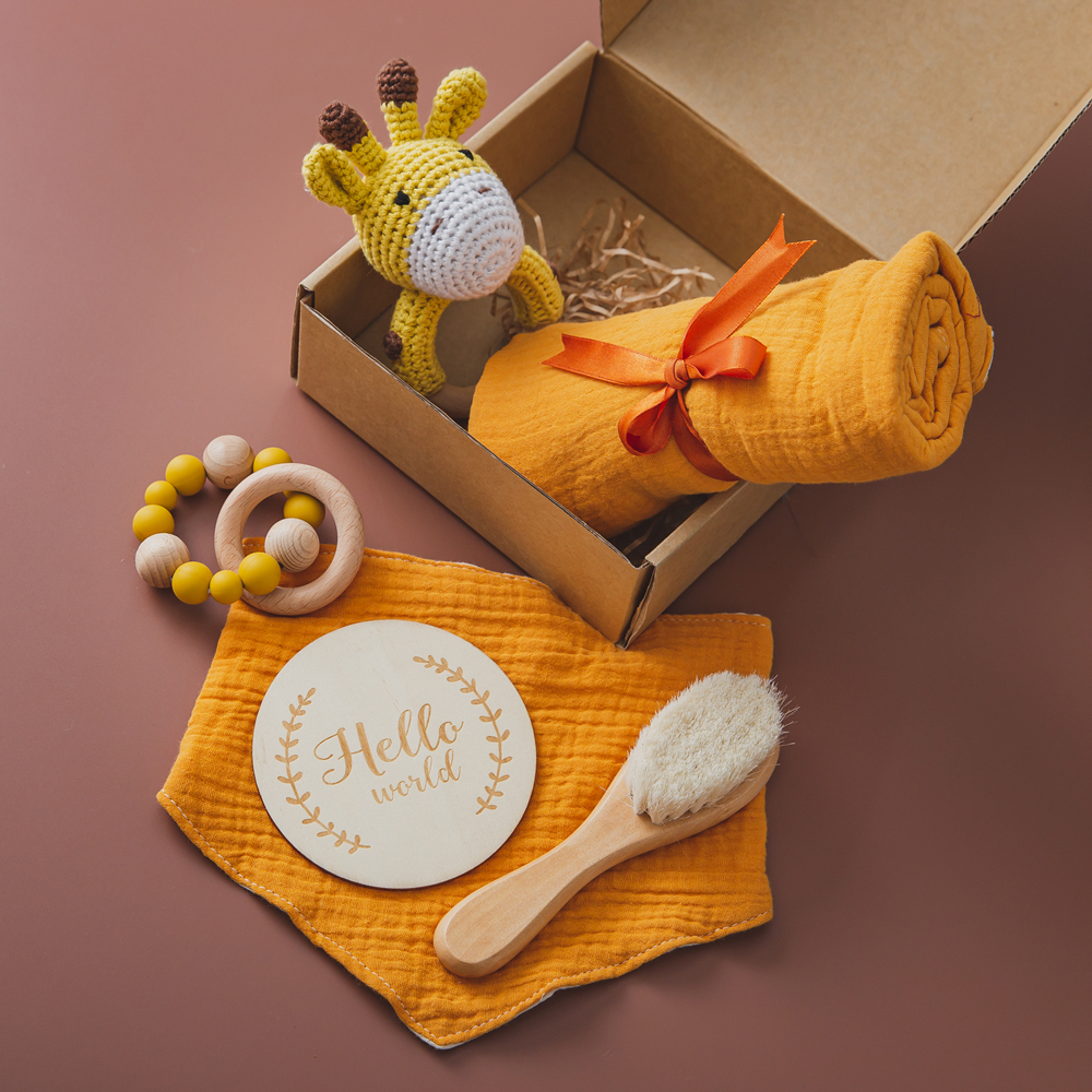1SetNewborn Towel Bath Toy Dou - Baby Rattle Toy Set avaliação e preço
