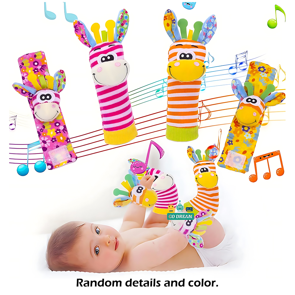 Baby Infant Wrist Rattle Socks - Baby Products Game avaliação e preço