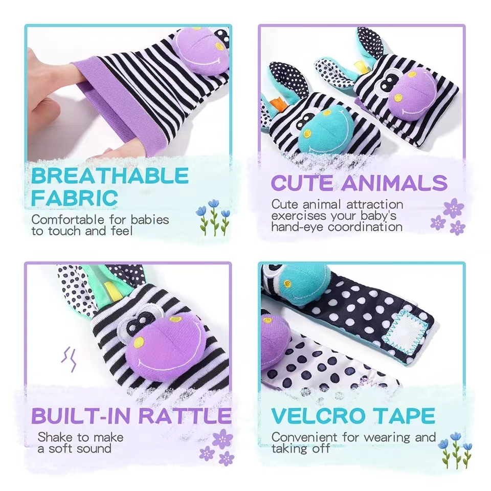 Baby Infant Wrist Rattle Socks - Baby Products Game avaliação e preço