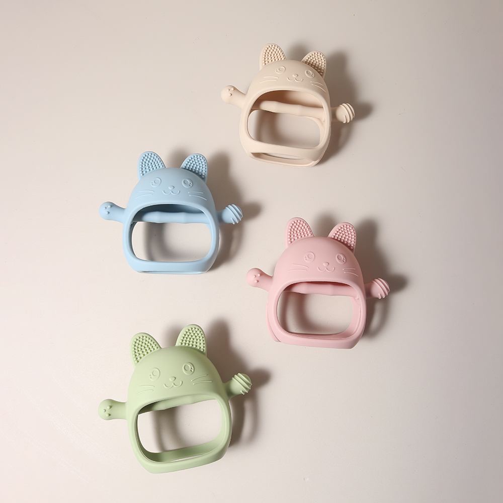 Baby Teething Mittens - Food-G - Baby Rattle Toy Set avaliação e preço