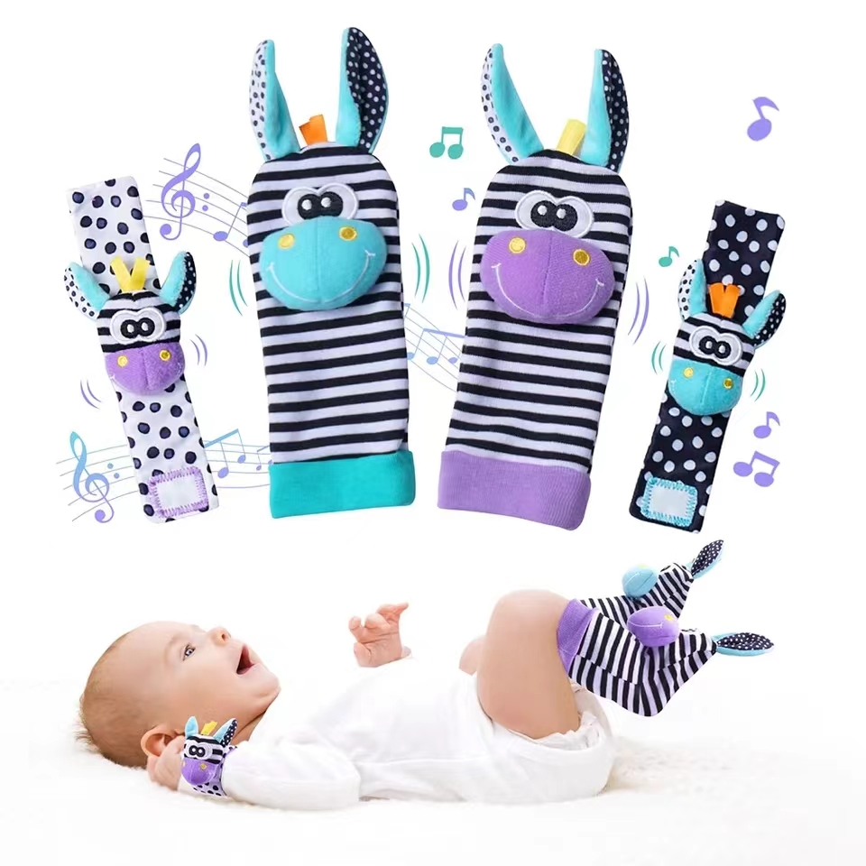 Baby Infant Wrist Rattle Socks - Baby Products Game avaliação e preço