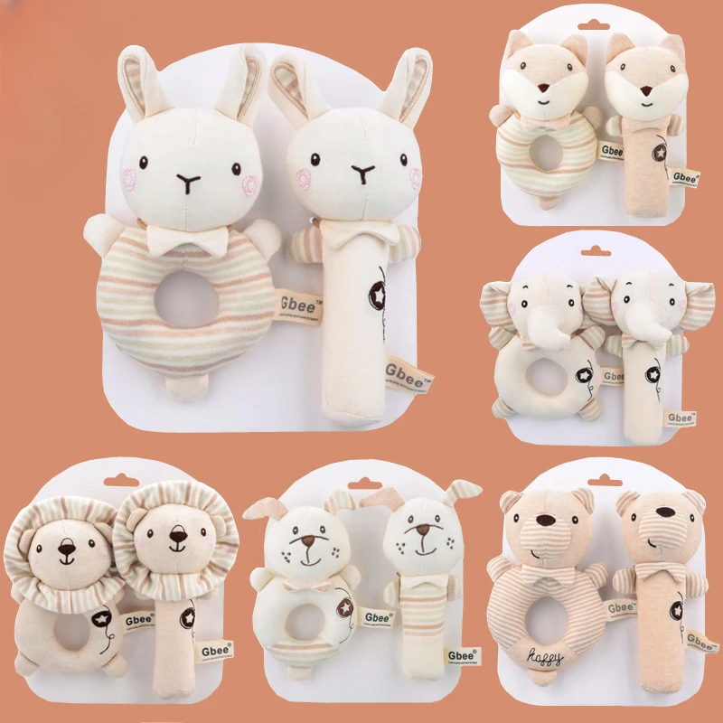 Baby Rattles Soft Cartoon Cute - Baby Rattle Toy Set avaliação e preço