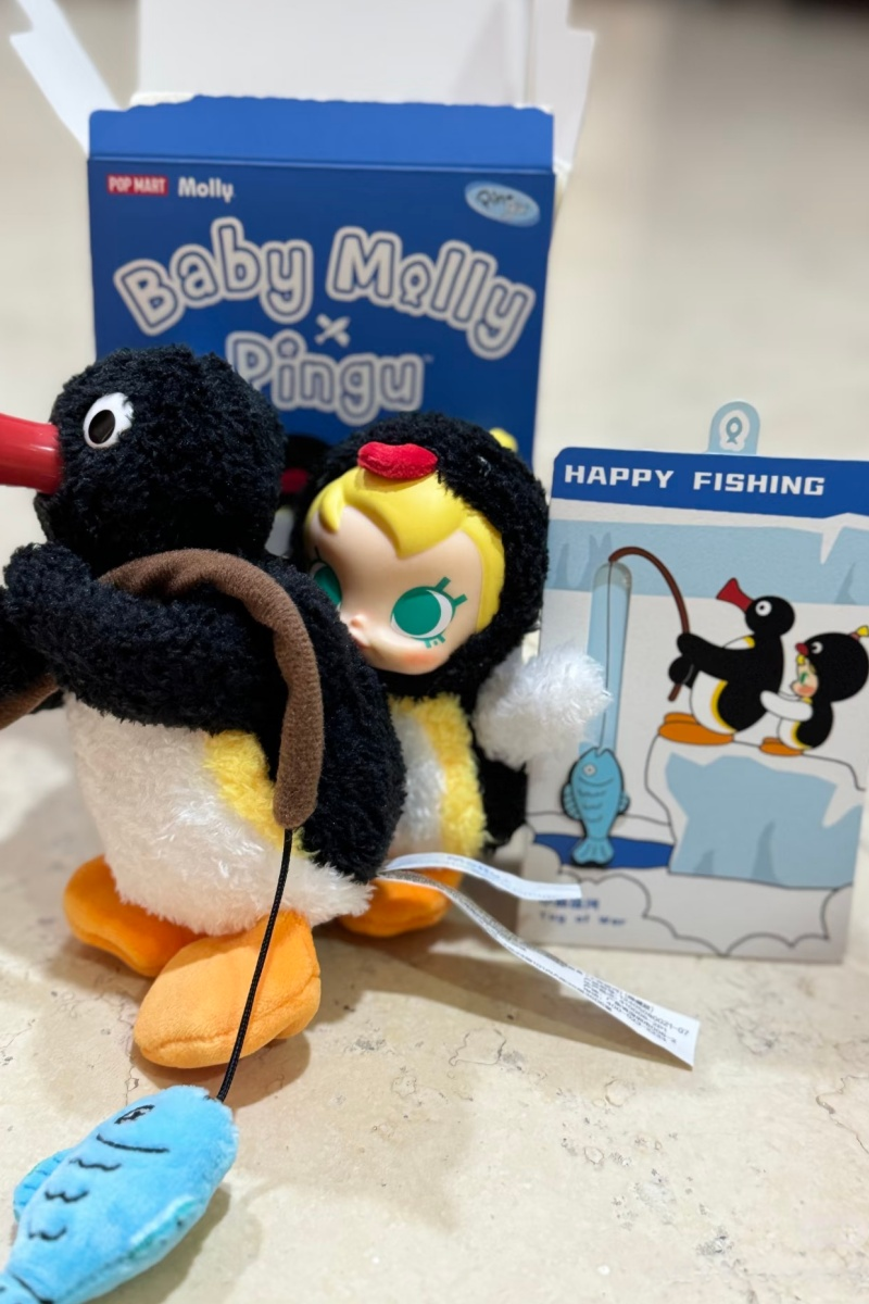 POP MART Baby Molly X Pingu Ha - Baby Products Game avaliação e preço