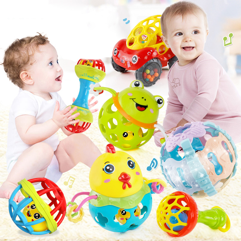 Baby Teething Toys for Babies  - Baby Rattle Toy Set avaliação e preço