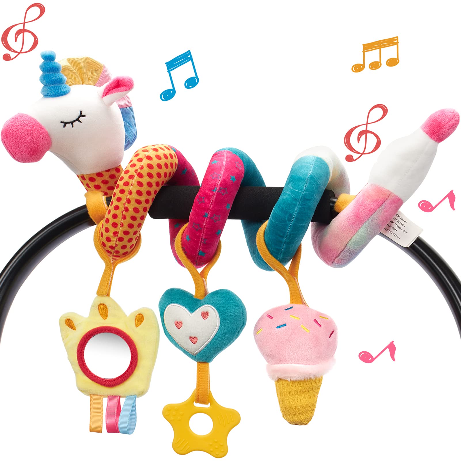 Car Seat Toys for Babies Rattl - Baby Rattle Toy Set avaliação e preço