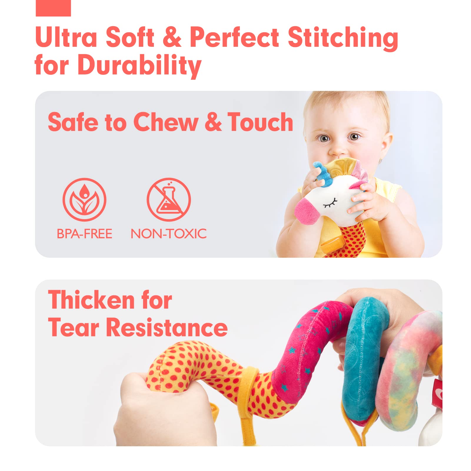Car Seat Toys for Babies Rattl - Baby Rattle Toy Set avaliação e preço
