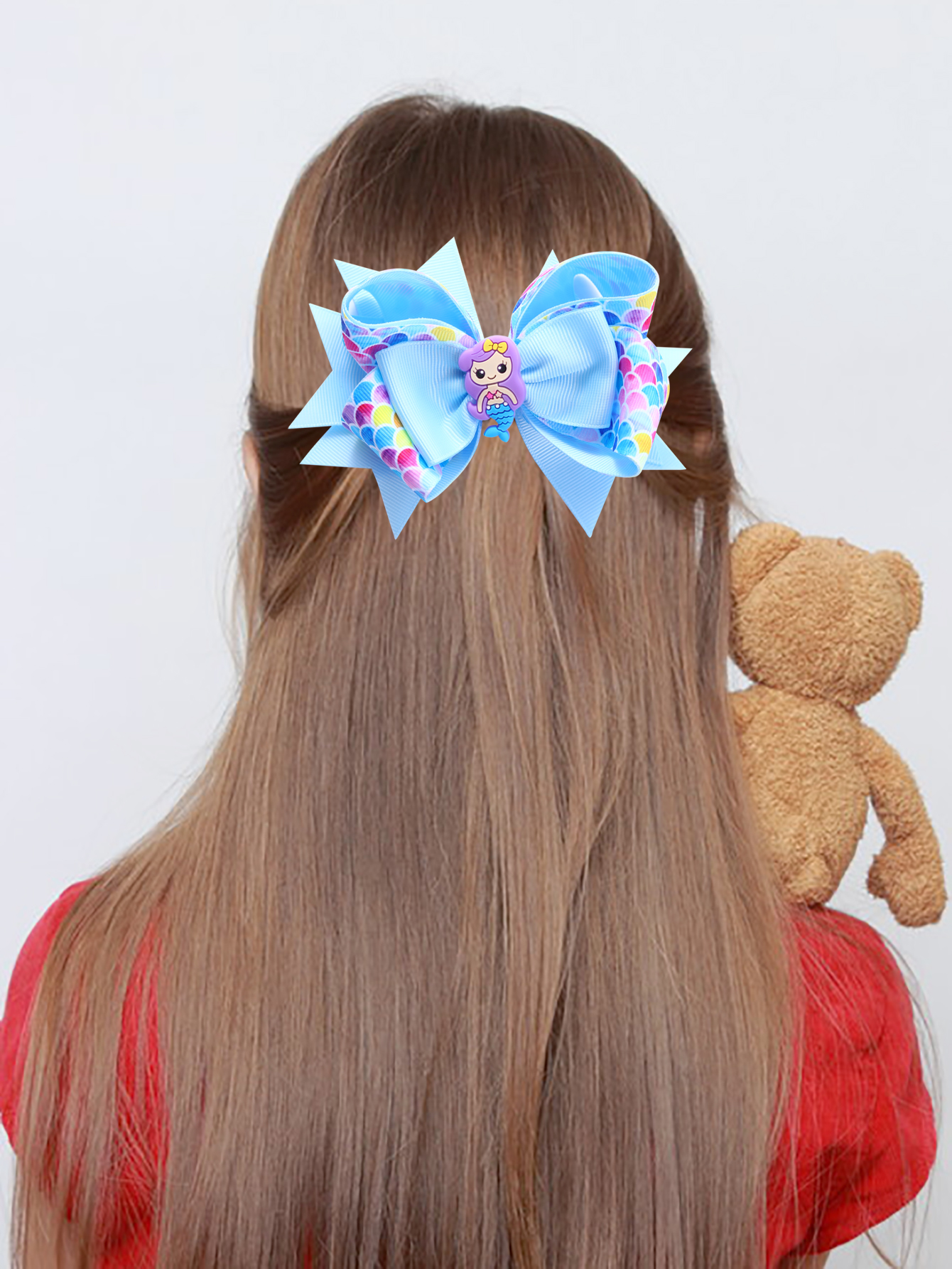 New Rainbow Mermaid Hair Clips - Zwitsal Baby Products avaliação e preço