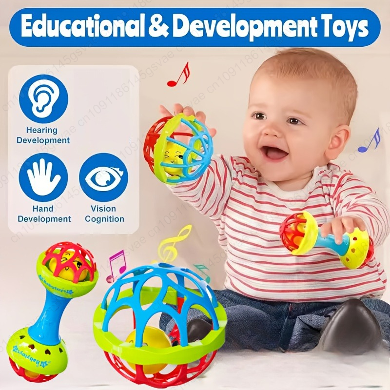 2pcs Baby Rattles 0 12 Months  - Baby Rattle Toy Set avaliação e preço